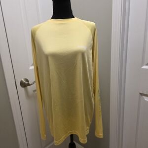 Columbia Light Yellow Long Sleeve Top